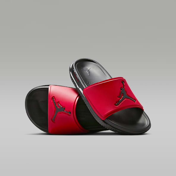 Boys Jordan Red Shoes. Nike LU